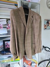 GIACCA VITALE BARBERIS CANONICO MIS 54 QUADRI MARRONI