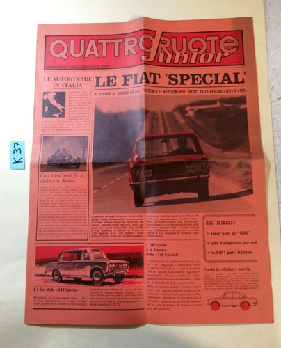 Rivista quattroruote junior - "quattroruote, junior"