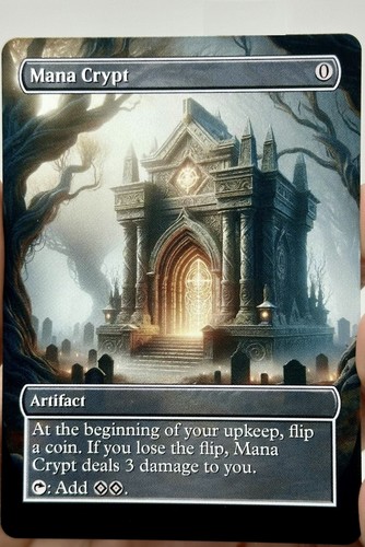 Mana crypt proxy card - proxy, arte