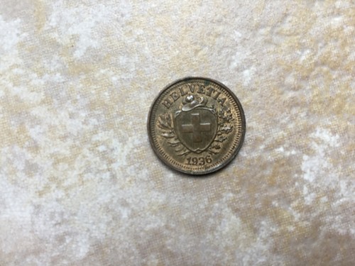 1936 one rappen svizzera - 1,
