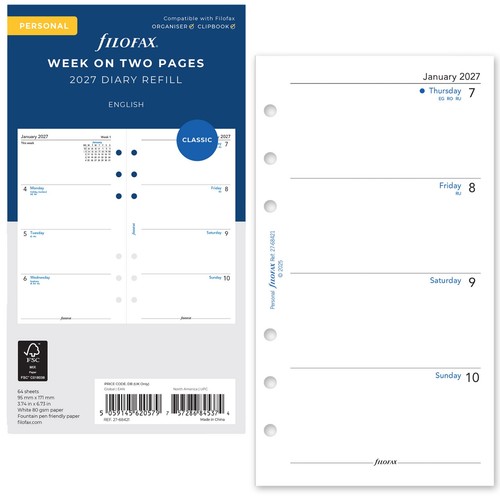 2027 filofax ricarica formato - 2027,