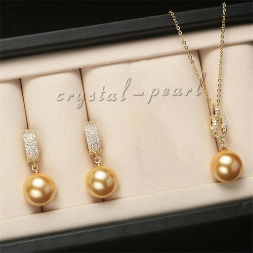 Set pendenti orecchini perle
