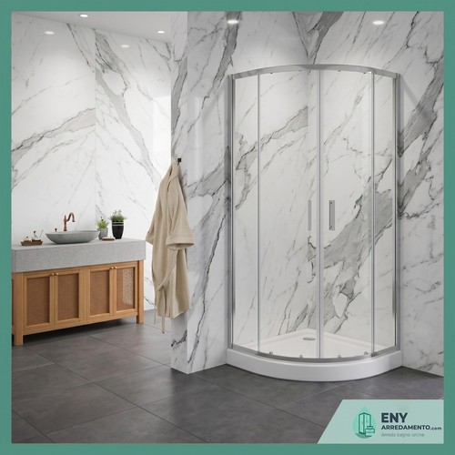 Box doccia semicircolare con
