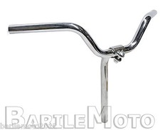 Manubrio Cromato in Acciaio Bici Ø 21,1 Pieghevole - Graziella Completo NO LEVE