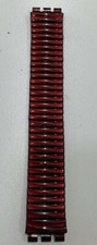 CINTURINO ORIGINALE OROLOGIO "SWATCH MOLLA" 19 MM RESINA BORDEAUX  - NUOVO