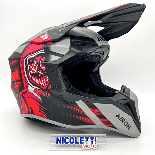 Casco airoh wraap cyber red - airoh,