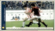 Cartolina calcio calciatore
