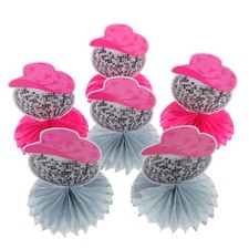  1 set di accessori per baby shower a tema discoteca, centrotavola da tavolo con