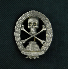 3098 WW1 TEDESCO PRUSSIA STURM BAON STURMTRUPPE ORDINE DISTINTIVO