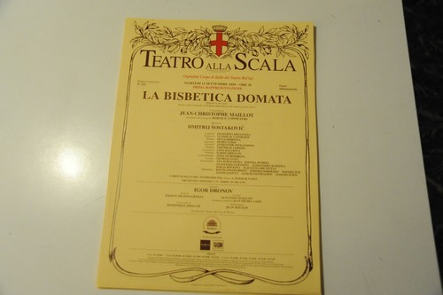Locandina teatro alla scala - teatro,