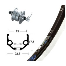 ruota anteriore 28x1.75 mozzo