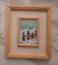 QUADRO PROKOVIC VINTAGE + CORNICE + CERTIFICATO D'AUTENTICITà ANNI 80 11X8 CM