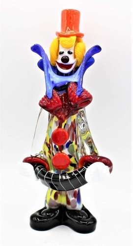 Clown murano glass - murano, h28cm