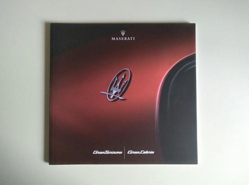 Depliant brochure maserati - depliant,
