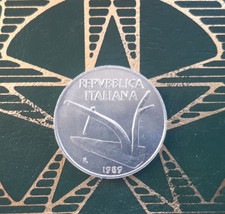 ($)  10 Lire 1989 (Spighe) -