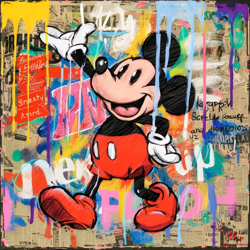 Esclusiva motivo topolino - esclusiva!,