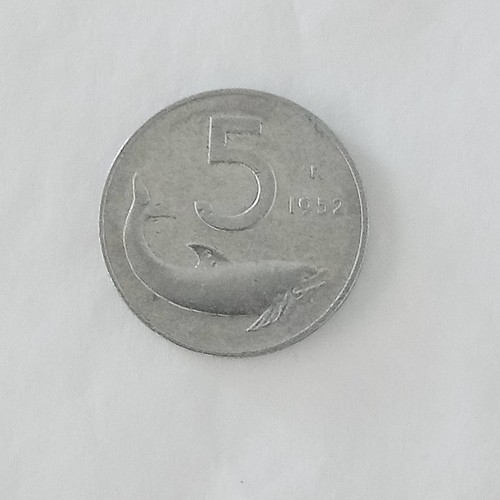 Lire 1952 moneta rara - 5,