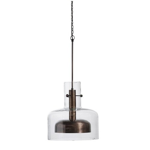 Vetro lampada soffitto - vetro,
