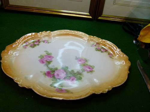 Antique oval floral - antique, design