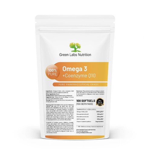 Omega 1000mg coenzima q10 - 1000mg,