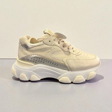 HOGAN Donna HYPERACTIVE pelle burro/platino n36,5  SCONTO 40%