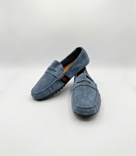 Mocassini gucci uomo blu - mocassini,