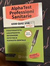 LIBR ALPHA TEST PROFESSIONI SANITARIE 6500 QUIZ INFERMIERE OSTETRICA LOGOPEDISTA