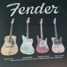 T-shirt chitarra Fender