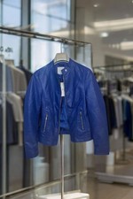 🔥 Giacca in Ecopelle Blu