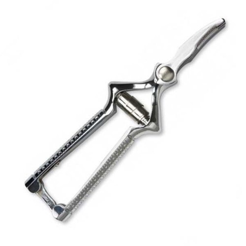 Masticatore lama curva cromato - masticatore,
