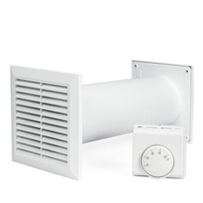 Distribuzione dell’aria calda ventilatore + accessori kit COMPLETO 4in1 alla