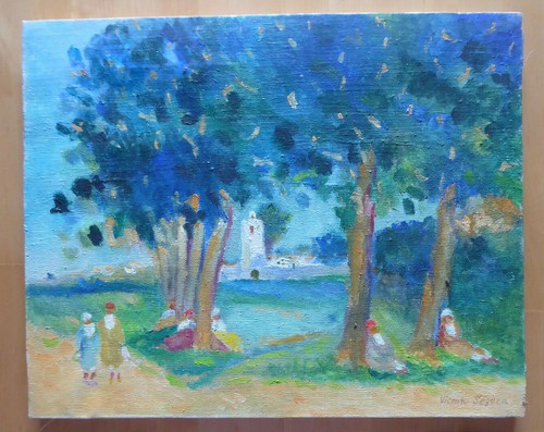 Quadro vintage paesaggio - vintage,