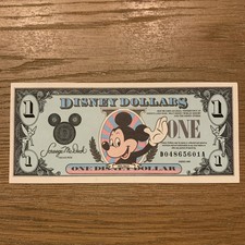  $1 Disney Dollar 1990, pezzo