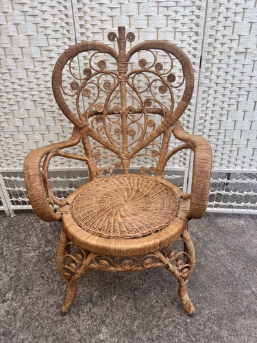 Sedia rattan testa - testa, di