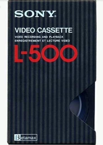 Sony betamax 500 video - l-500,