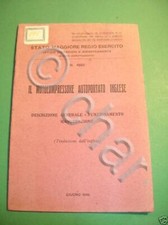 Militaria - Motocompressore Autoportato Inglese - 1946