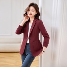 Blazer Donna Elegante Rosso