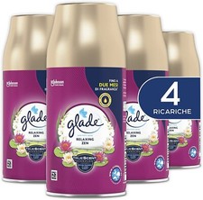 Glade Automatic Ricarica Profumatore  Ambienti Spray Fragranza relaxing Zen 4pz.