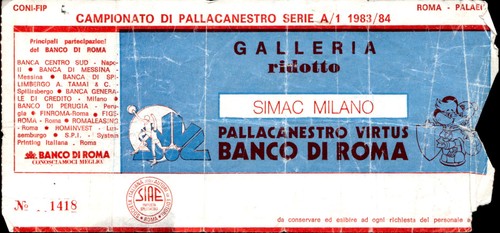 Biglietto stadio basket serie - biglietto,