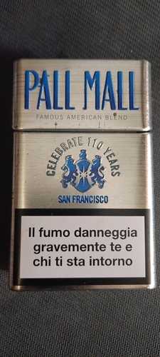Scatola latta sigarette pall - scatola,