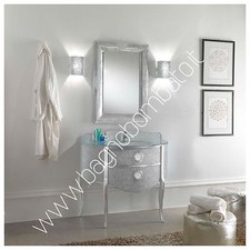 Como' Da Bagno Bombato Cristallo Murano Spettacolare Graniglia Murano