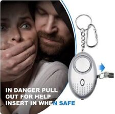 Allarme sirena difesa personale antiaggressione antirapina panico 130dB viola