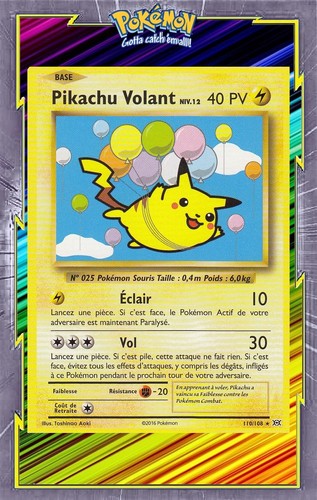 Pikachu volant secret - volant, secret-