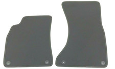 ASC tappetini auto anteriori 2pz AUDI A4 B8  2007-2015 VELLUTO GRIGIO SCURO