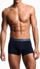 3-Pack Mutande Trunk Boxer da per uomo EMPORIO ARMANI cotone elasticizzato blu