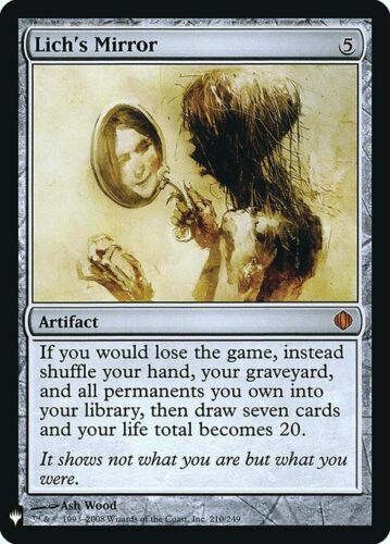 Mtg lich mirror foil - mtg,