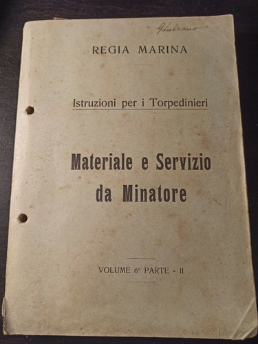 Regia marina istruzioni - istruzioni, i