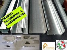 Profili Cartongesso Montanti Guide Accessori  lunghezza mt 3 Controsoffitto