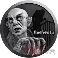 NOSFERATU Silent Film Classics 1 Oz Moneda Plata 1$ Niue 2025