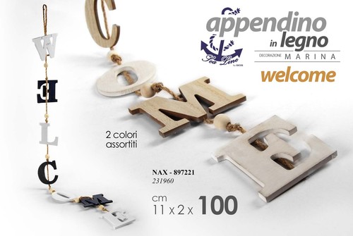 Appendino parete legno - da,